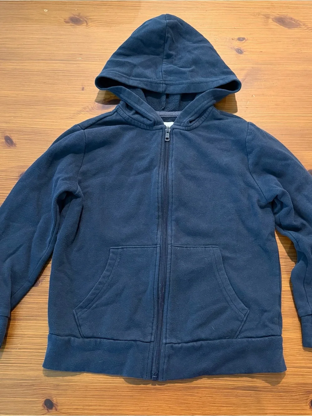 4/$13 Old Navy Navy Blue Zip Up Hoodie - Medium (8)